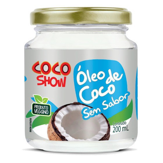 Óleo de Coco Sem Sabor Coco Show 200ml - Copra