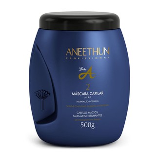 Aneethun Hidratação Capilar Silicone Com Tutano, Queratina com 500 gr