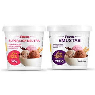 Kit C/ 1 Super Liga Neutra 100g + 1 Emulsificante Emustab 200g SELECTA