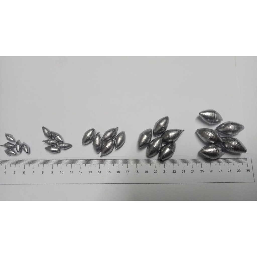 KIT COM 25 CHUMBADAS OLIVA = 5 UNIDADES DE 2,5 - 4 - 10  - 20  e 30 GRAMAS====OU 3 UN. DE CADA DE: 40.50.60.80.100GRAMAS