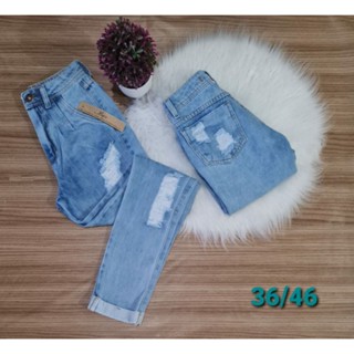 Calça jeans Mom Clara em Oferta na Shopee