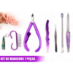 Kit Manicure E Pedicure Completo Para Iniciante Profissional Design Exclusivo