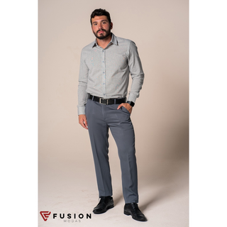 Calça Social Masculina Em Microfibra - Diversas Cores