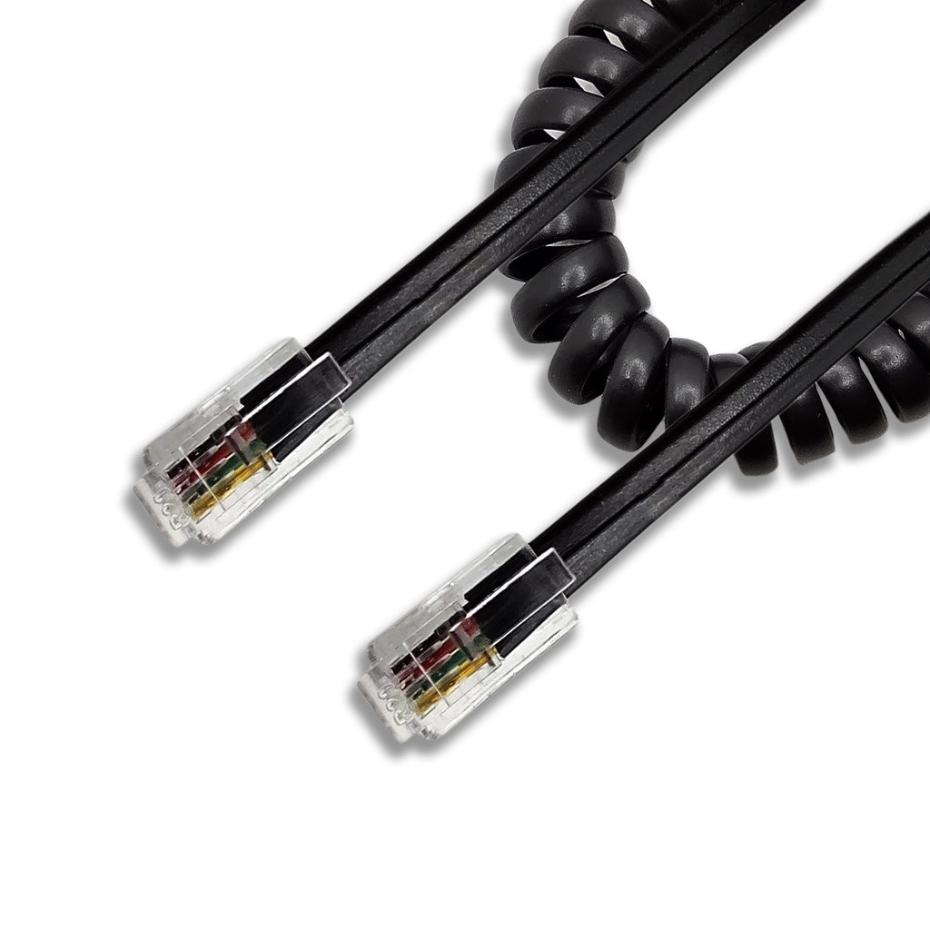 Cabo Cordão Telefone Rj11 Espiral Intelbras Panasonic