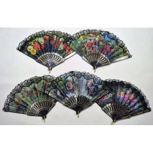 Leque Feminino Chin S Estilo Japan S E Vento