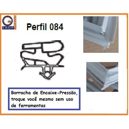 Jogo Borrachas Brj49 / Crd48 - Geladeira + Congelador