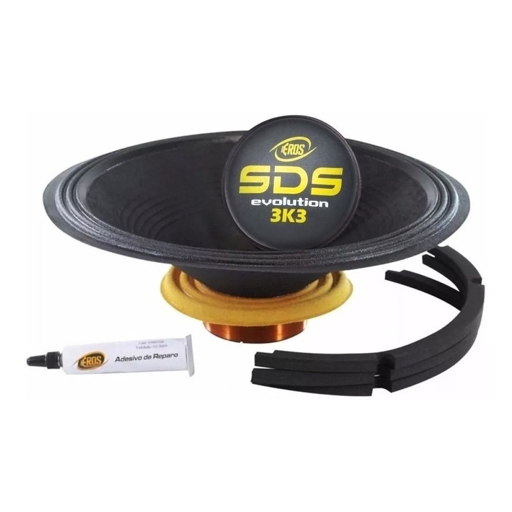 Reparo Original para Subwoofer 15  Eros E-15 SDS 3.3K - 1650 Watts RMS - 4 Ohms em Oferta na Shopee
