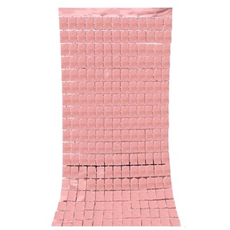 Cortina Metalizada Quadradinho Painel Festa 1x2m