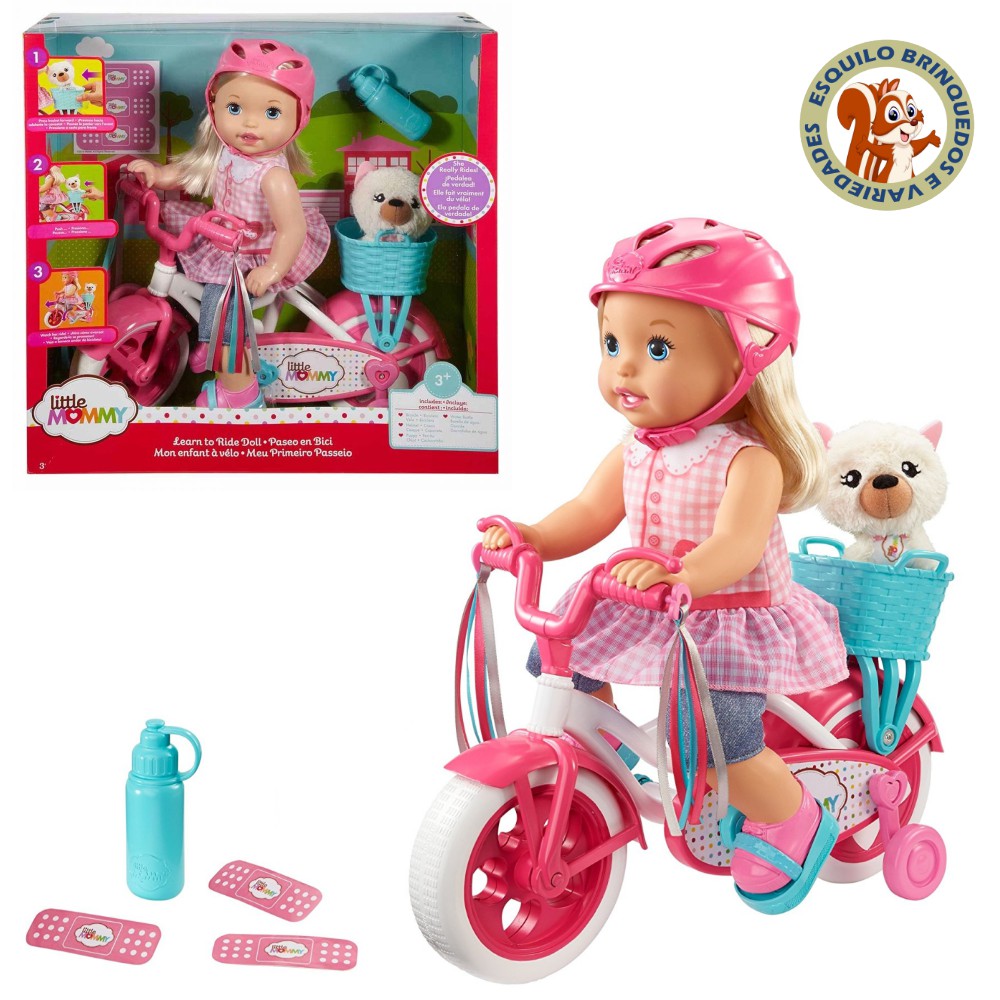 Little Mommy Meu Primeiro Bicicleta Mattel Shopee Brasil