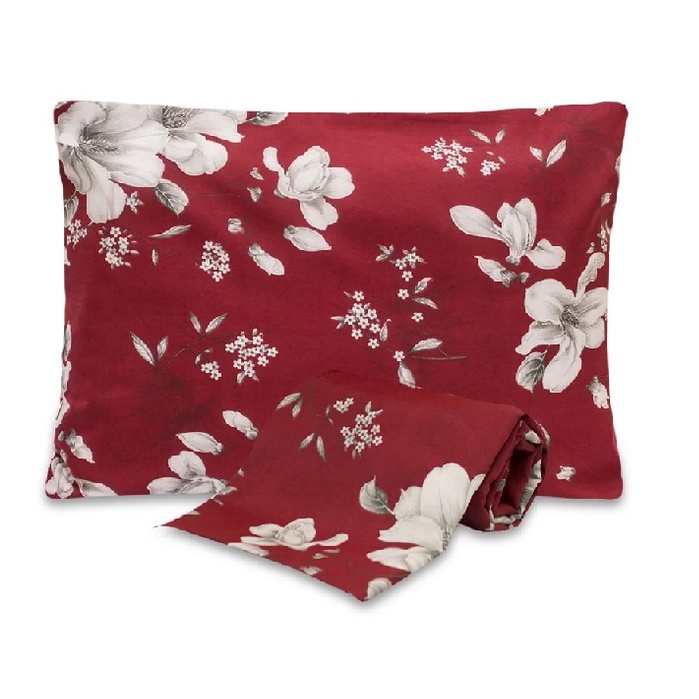 Kit  02 Jogos De Lençol - 1 jogo lençol C/ Elástico  Casal e 1  jogo Solteiro Estampado