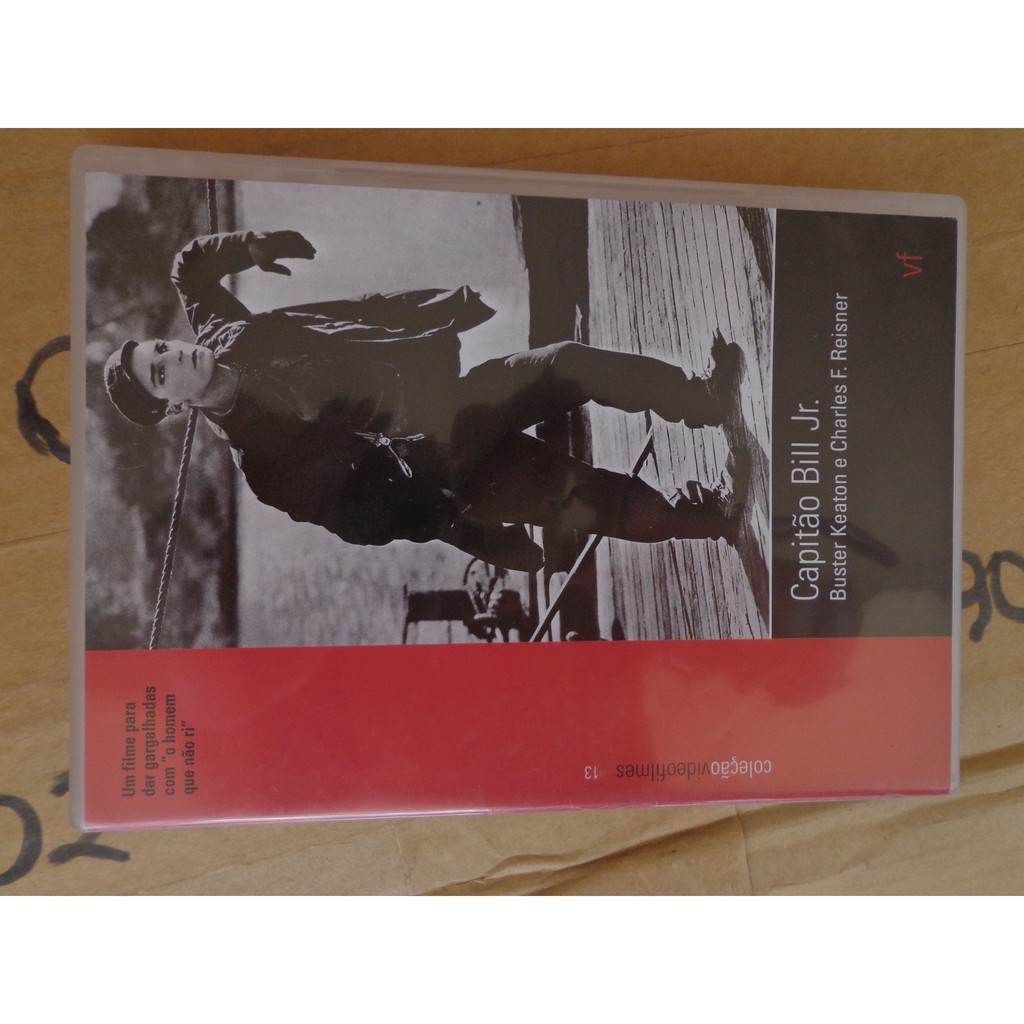 Capitão Bill Jr. Buster Keaton Videofilmes Dvd Original usado