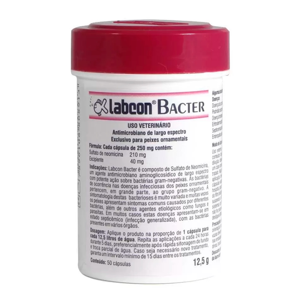 Alcon Labcon Bacter 50 Cápsulas em Oferta na Shopee