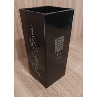 Copo cuia para terere quadrado acrílico 300ml Black Erva preto