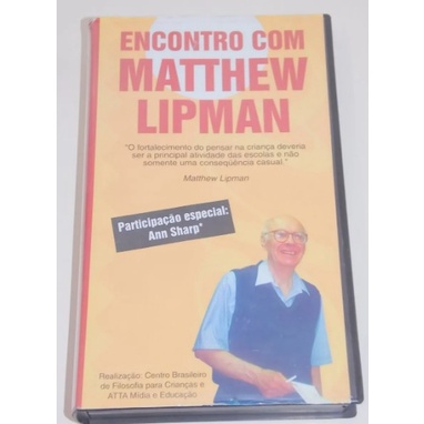 Vhs Encontro Com Matthew Lipman E Ann Sharp