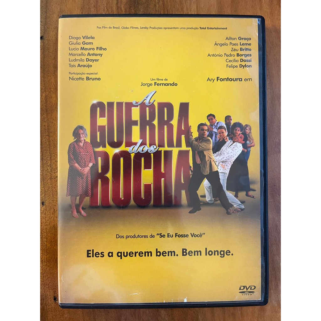 DVD A Guerra Dos Rocha - Jorge Fernando