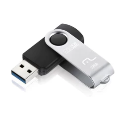 Pendrive Multilaser Usb 3.0 Twist Preto 32gb - Pd989