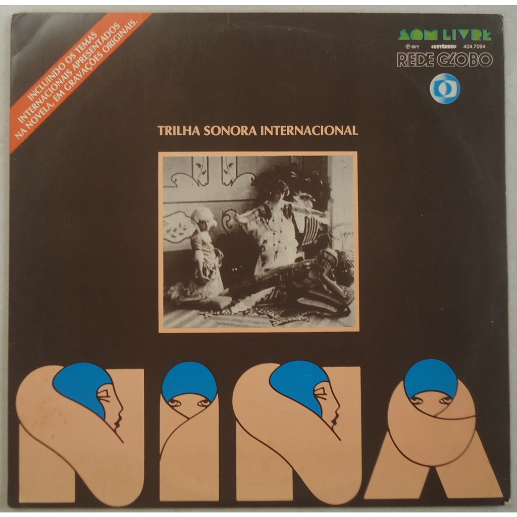 Lp Nina 1977 internacional, disco de vinil novela
