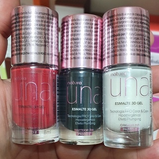 ESMALTE PARA UNHAS NATURA UNA, 8ml - VÁRIAS CORES VER VALIDADE NA DESCRIÇÃO  | Shopee Brasil