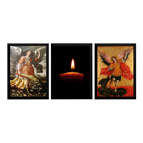 Quadros Religiosos São Miguel Arcanjo E Arcanjo Gabriel