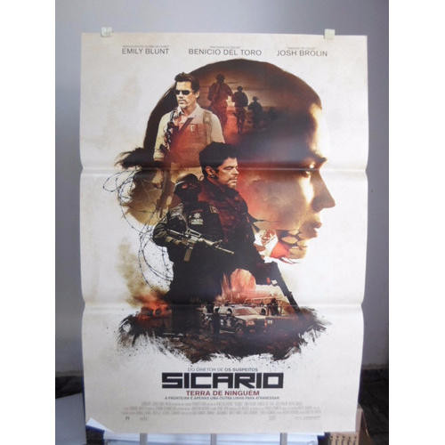Poster Sicario - Terra De Ninguem - 64 X 94 - Emily Blunt