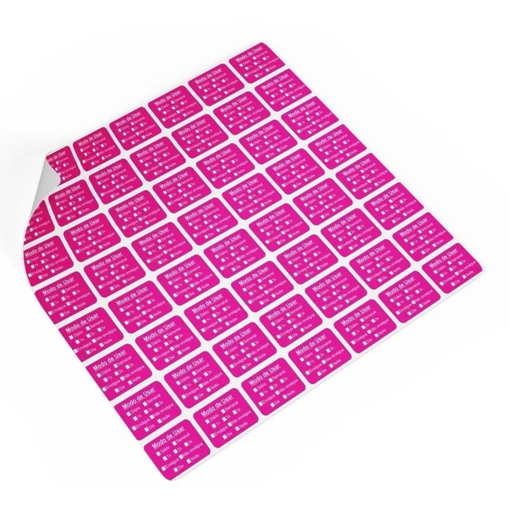 Etiqueta Modo de Usar Cosméticos, Consultora Beleza (Pacote c/ 100 Unid.) em Oferta na Shopee