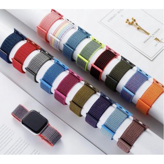Pulseira Nylon Loop Sport Para Iwo Apple Watch Relogio Smart Watch 38mm 40mm 41mm 42mm 44mm 45mm Series 8 7 6 5 4 3 2 1