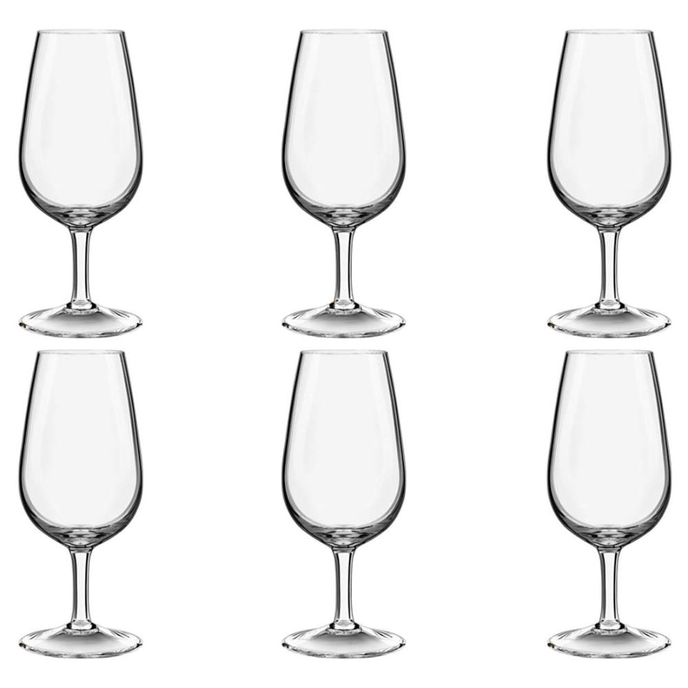 Conjunto de 6 Taças de Cristal para degustação 210ml Classic em Oferta na Shopee