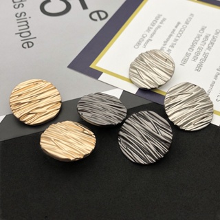 10 peças/lote botões de metal preto para casacos botões de roupas da moda DIY suprimentos de costura em Oferta na Shopee