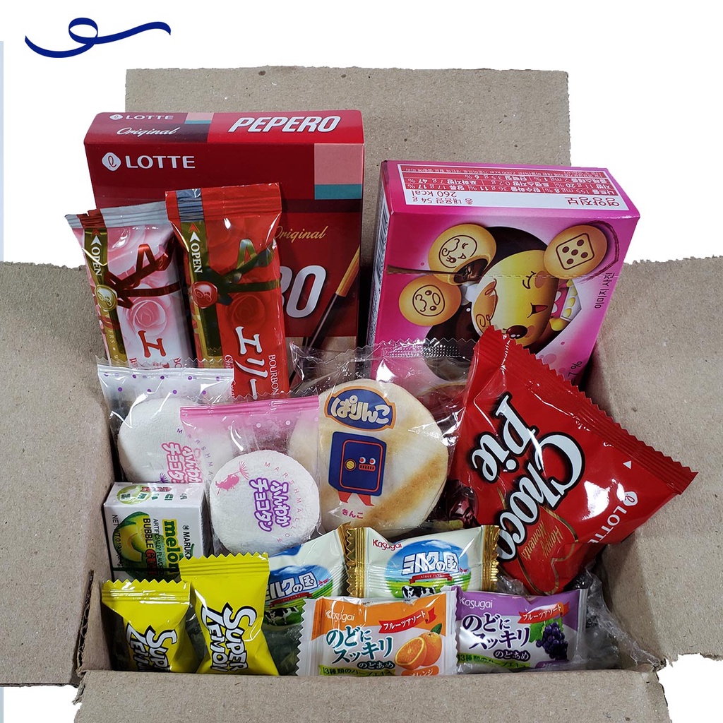 Balas, doces, biscoito, chocolate importados Coréia e Japão Kit ...