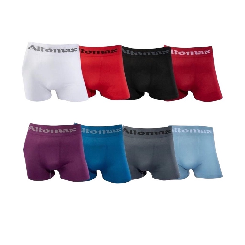 Kit 03, 05 ou 10 Cueca Box Boxer Masculino Altomax Sem Costura Microfibra Dry Fit