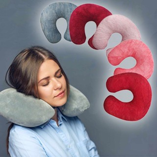 Almofada De Viagem / Travesseiro Apoio De Viagem Cervical Macio E Confortavel em Oferta na Shopee