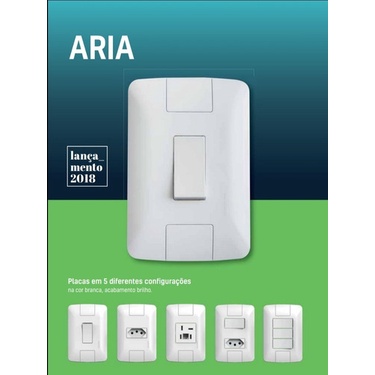 Interruptor 6a/250v Tramontina cj Aria