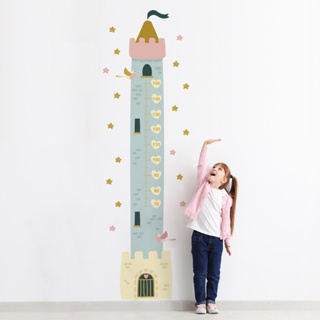 Adesivo de Princesas Régua de Crescimento Torre 188cm em Oferta na Shopee