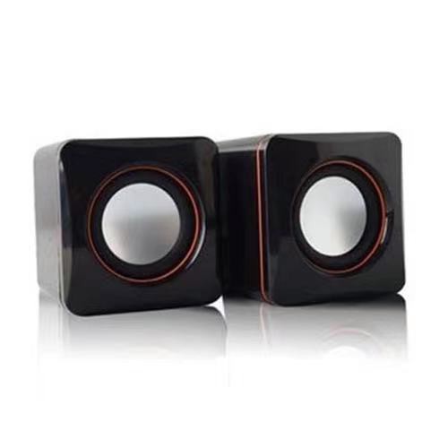 Caixa de Som Basspal 101C Portátil USB / Minicaixa Estéreo com Conector de Áudio de 3,5mm para Laptop / Desktop / PC