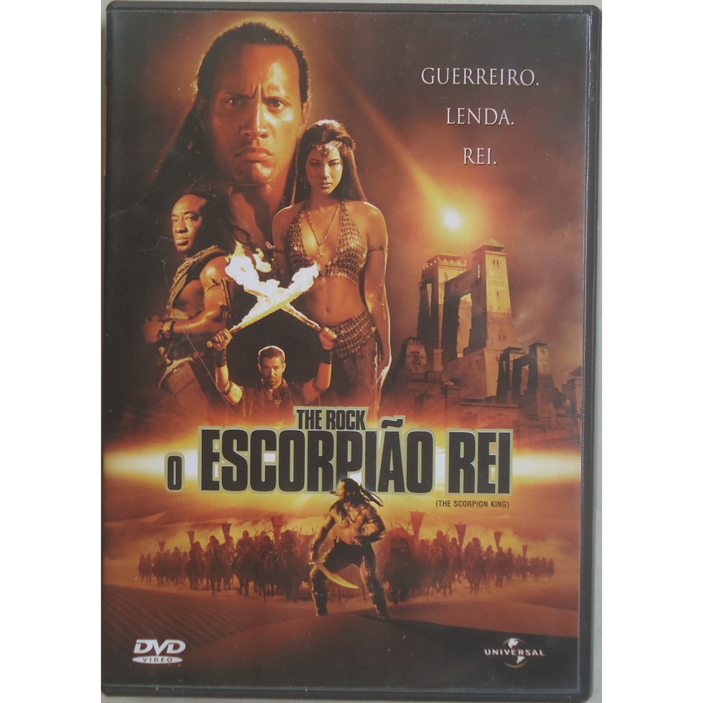 Dvd O Escorpião Rei, The Rock, Kelly Hu, Seminovo, Original