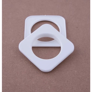 Ilhós Para Cortina 28mm Pcte 50 Pares Quadrado BRANCO