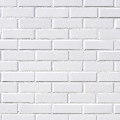 Papel De Parede Adesivo 3d Tijolo Tijolinho Branco Gelo Rolo 3m em Oferta na Shopee
