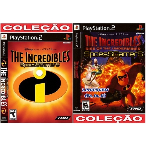 Os Incríveis Collection (2 Jogos) Ps2 Patch Desbloqueado | Shopee Brasil