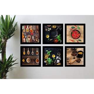 Quadros Decorativo Temperos Cozinhas Variedades em Oferta na Shopee