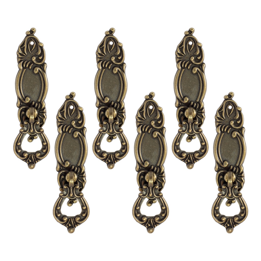 6 Uni Puxadores Moveis Antigos Para Comoda Colonial Veneza P