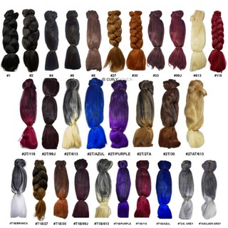 Cabelo Jumbão Cherey Super Jumbo Box Braids 60cm 390g Várias Cores