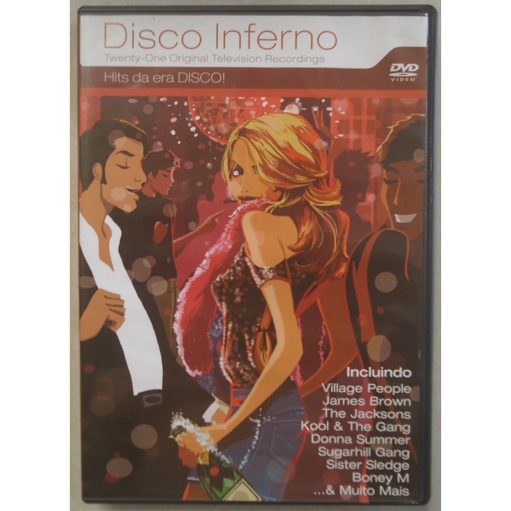 Disco Inferno 2003 Hits Da Era Disco!, Dvd Original Seminovo