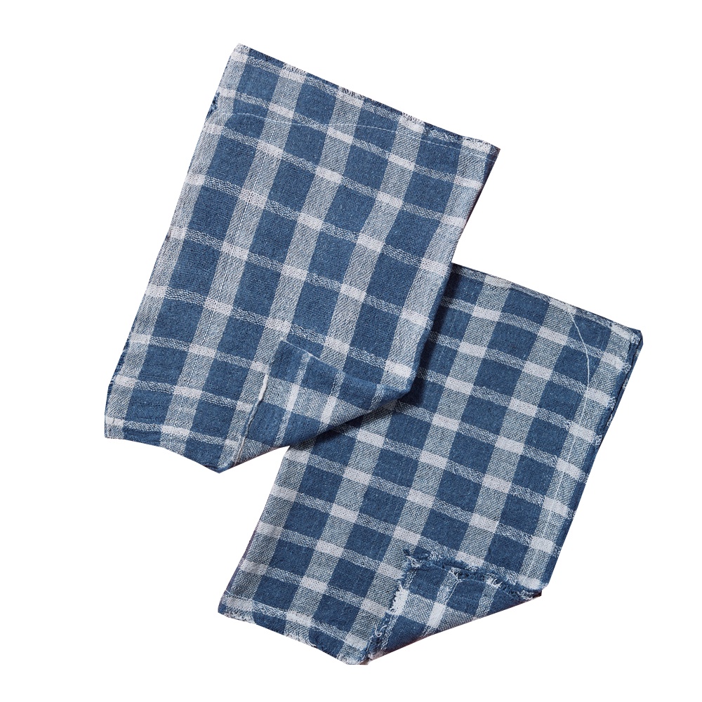 Pano De Chao Saco  Xadrez Premium Kit Com 3 Peças