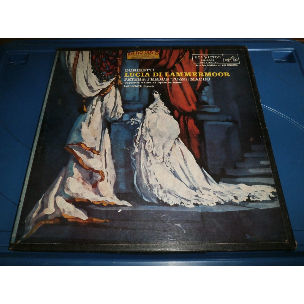 Box 2 Lps Lucia Di Lammermoor - Orquestra Côro Ópera De Roma