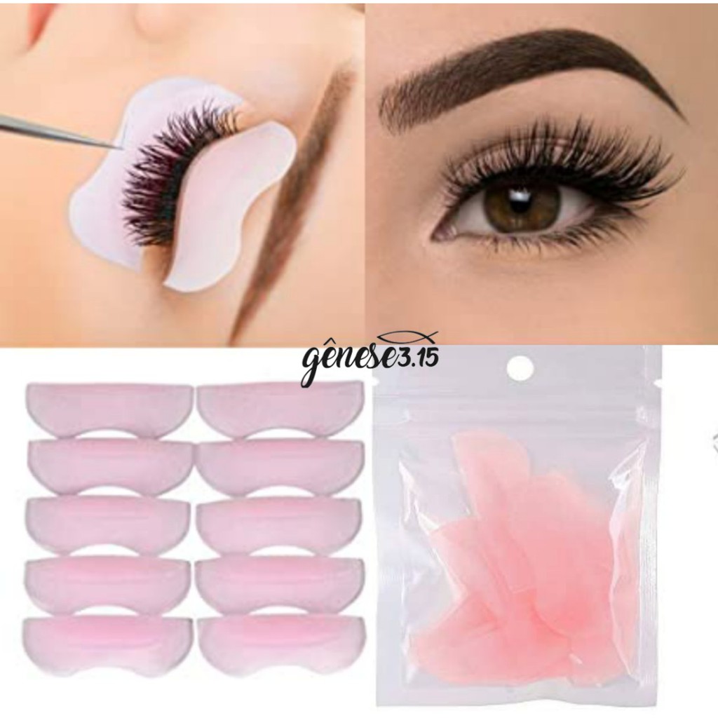 kit 2 Molde Snow Shine Para Lash Lifting / Bob de Silicone Curva Snow Shine / Pad Curvatura Snow Shine Lift Cílios