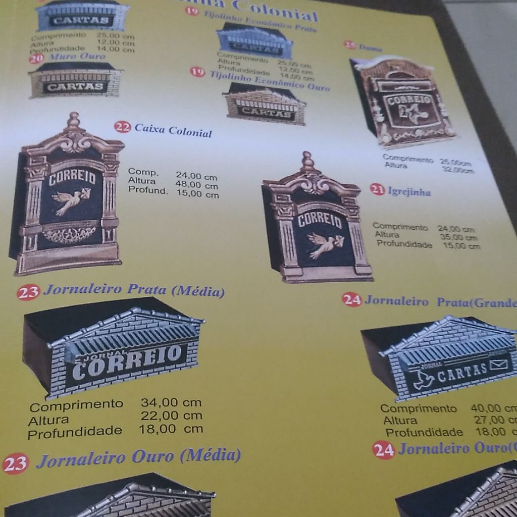 Rv caixas de correio