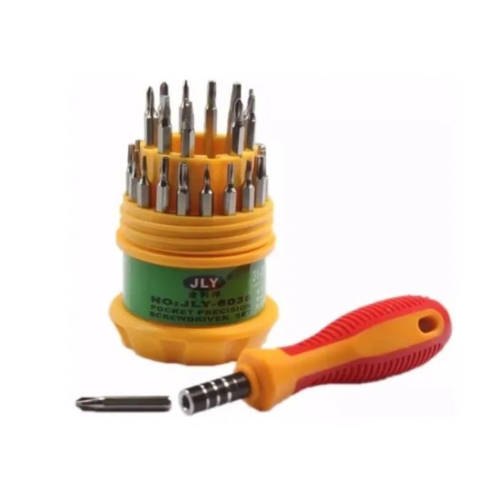 Jogo Kit Chaves Precisão 31 Peças Torx Alen Philips Y Fenda