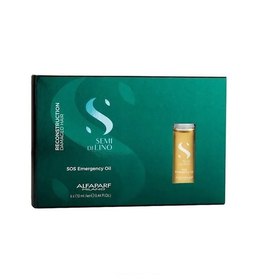 Kit Ampola Alfaparf Semi Di Lino Reconstruction Sos 06x13ml em Oferta na Shopee