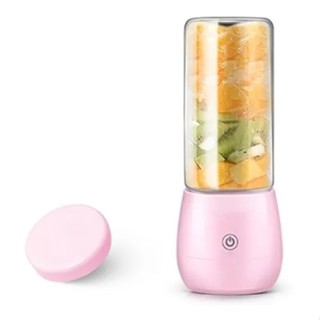 Mini Liquidificador Portátil Vidro 6 Lâminas Suco Gelo 450ml em Oferta na Shopee