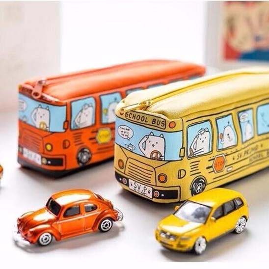 ESTOJO ESCOLAR CARRO ESTOJO ONIBUS ESTOJO MENINOS MATERIAL ESCOLAR ESTOJO FOFO KAWAII